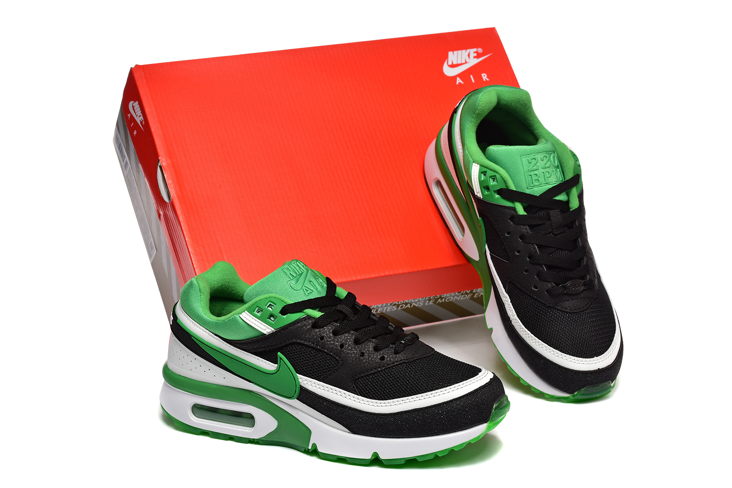 נעלי נייק Nike Air Max BW Perian Green Black White – תמונה 5