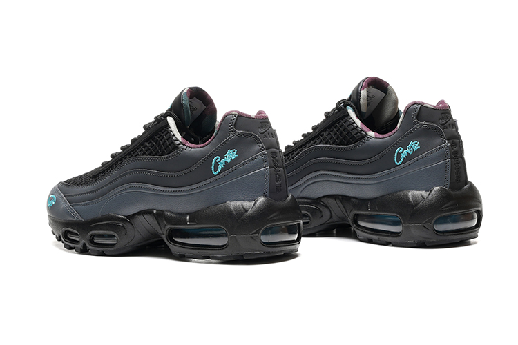 נעלי נייק NIKE AIR MAX 95 BLACK TURKIZ – תמונה 3