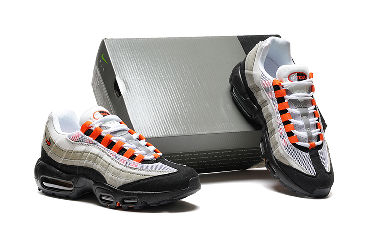 נעלי נייק NIKE AIR MAX 95 ORANGE GRAY BLACK TURKIZ – תמונה 5
