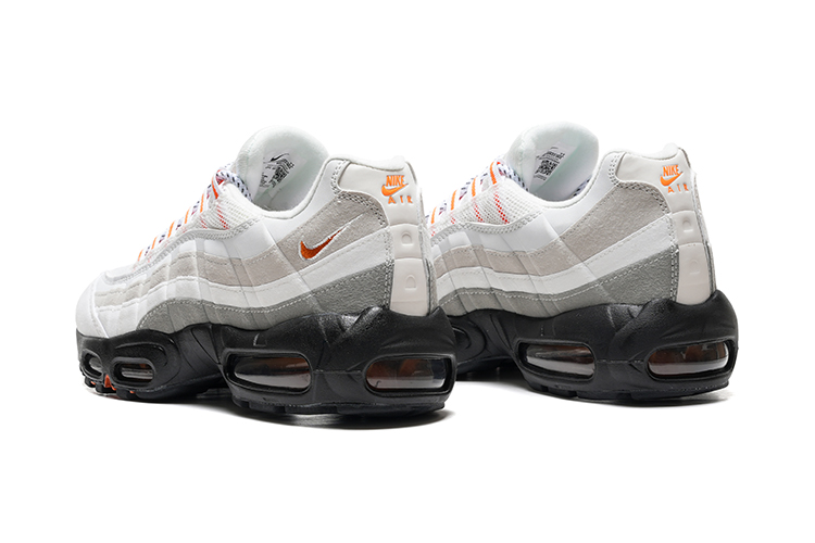 נעלי נייק NIKE AIR MAX 95 WHITE CREAM BLACK TURKIZ – תמונה 4