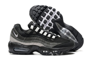 נעלי נייק NIKE AIR MAX 95 BLACK GRAY WHITE  TURKIZ